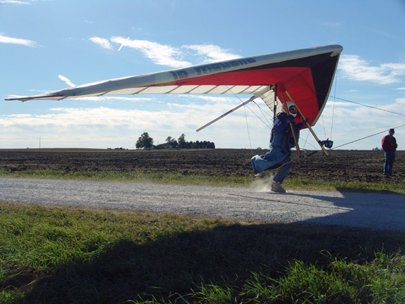 hang glider tow launch